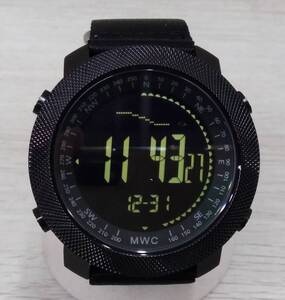 Military Watch Company ミリタリーウォッチカンパニー T163500717 デジタル クォーツ 腕時計【2024/12・電池交換済】保存箱あり