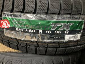 【ⅩⅩー２】格安.新品　TOYOタイヤ　スタッドレス　TRANPATH　TX 　 215/60R16　2020年製造１本のみ 未使用