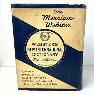 Webster’s New International Dictionary of the English Language 2nd Ed. Unabridged　大型