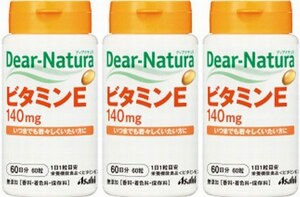 3個(6ヶ月分)　ディアナチュラ ビタミンE140mg 60日分 60粒　抗酸化作用により体内の脂質を酸化から守り 細胞の健康維持を助ける栄養素。