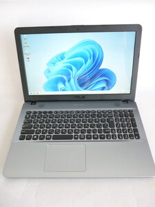 ★ASUS A541N 15.6 Win11Pro Celeron1.1GHz HDD500GB RAM4GB 中古品★