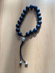 PERSONAL JESUS パーソナルジーザス　Skull × Onyx Bracelet (B)　スカルオニキスブレスレット 氷室京介 中古品