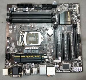 【中古パーツ】BIOS確認のみ、GIGABYTE GA-Z87M-D3H マザーボード ＩＯパネル LGA1150 ■MB5145