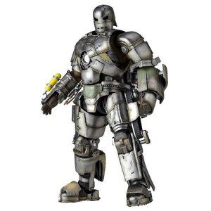 【中古】 特撮リボルテック045 アイアンマン アイアンマンマーク1 ノンスケール ABS&PVC製 塗装済み アクショ