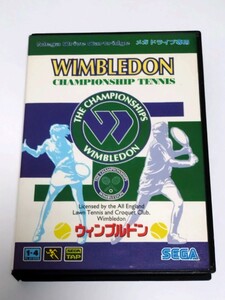 ハガキ付き　ウィンブルドン　Wimbledon Championship Tennis　メガドライブ　MD　SEGA　セガ　 MEGA DRIVE