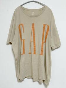 送料230円〜 GAP ギャップ ゴツロゴ ワイド シルエット カットソー　Tシャツ　size XL 