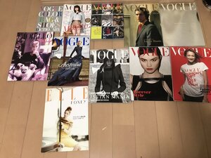 ★　【現状渡し】　まとめて　ファッション雑誌　VOGUE　ヴォーグ　１１冊　ビンテージ　アンティーク　japan　