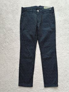 JACOB COHEN size32 パンツ インディゴネイビー メンズ 小紋柄 ヤコブコーエン 濃紺 白