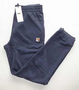 maison kitsune fox head patch regular jog pants スウェットパンツ navy sizeL