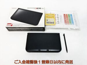 【1円】ニンテンドー3DSLL 本体 ブラック 任天堂 SPR-001 初期化/動作確認済 3DS LL J07-167yk/F3