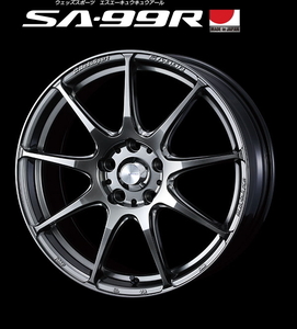 [業販限定販売] [新品] [18インチ] [WedsSport SA-99R] [7.5J+35] [225/50R18] [スカイライン] [PSB]