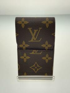 LOUIS VUITTON◆エテュイ・シガレット_モノグラム_BRW/-/BRW/メンズ