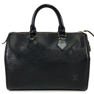 【ルイヴィトン】本物 LOUIS VUITTON スピーディ25 エピ ハンドバッグ M59032 ノワール ミニボストンバッグ メンズ レディース フランス製