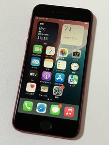 SIMフリー iPhoneSE2 64GB Product Red シムフリー アイフォンSE 2 第二世代 第2世代 レッド docomo au softbank SIMロックなし A2296 87%