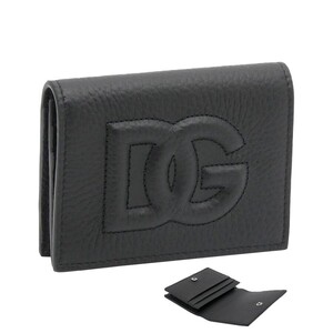 ドルチェ＆ガッバーナ DOLCE&GABBANA DGロゴ カードケース BP1643AT48980999 DGロゴ 名刺ケース ブラック メンズ ※発送まで7〜9日前後