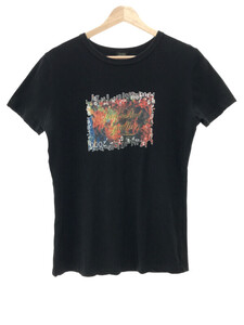 Jean Paul GAULTIER HOMME ジャンポールゴルチェ オム プリントクルーネックTシャツ ブラック 48 ITCZL1U3GBPW