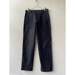 AD2002 COMME des GARCONS HOMME モールスキン パンツ / M コットン ブラック ワーク 田中オム アーカイブ 90s P4-06020-1869