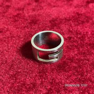 SILVER925 SV925 GUCCI グッチ Gロゴ 指輪 リング アクセサリー 