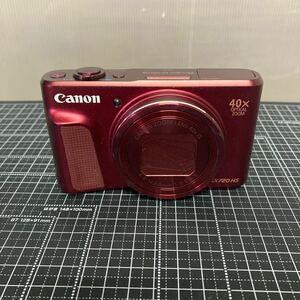 Canon PC2272 PowerShot SX720 HS デジカメ キャノン レッド 光学40倍ズーム バッテリー無し 動作未確認 現状品 