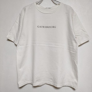 LENO プリント GAINSBOURG 半袖Ｔシャツ カットソー オフホワイト リノ 4-0706S 222294