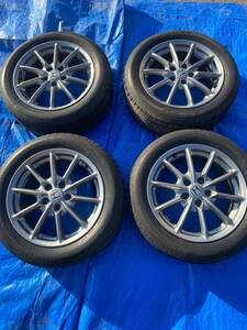 [N-304] ホンダ オデッセイ RB1 ホイール17X7JJ/　タイヤ215/55R17 2022年製 SET 中古★