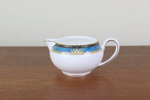 ウェッジウッド　カーゾン　ミルクジャグ　ピッチャー　クリーマー　ブルー　WEDGWOOD　イギリス　ヴィンテージ　つ313