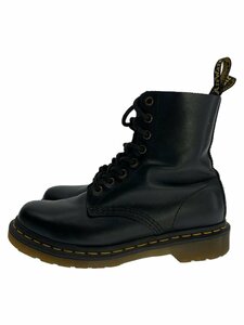 Dr.Martens◆PASCAL VIRGINIA 8ホールブーツ/ブーツ/UK4/BLK/レザー/1460