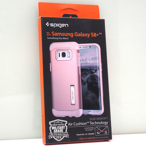 ギャラクシー Galaxy S8+ (S8 Plus) (docomo SC-03J, au SCV35) 用 spigen 耐衝撃ケース 米軍MIL規格 SLIM ARMOR ローズゴールド 未開封品