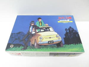 6165 玩具祭 グンゼ産業 ルパン三世 カリオストロの城 旅立ち 保管品 1/24 LUPIN Ⅲ＆FIAT プラモデル