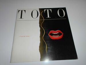 パンフレット　コンサートツアー　日本　ライブ　TOTO　トト アメリカ　1985　　スティーブ・ルカサー、ポーカロ兄弟