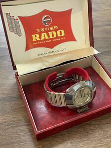 【K240708T1】1円～　RADO ラドー　DIASTAR ダイヤスター　自動巻き メンズ 腕時計