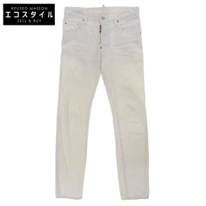 DSQUARED2 ディースクエアード SKATER JEAN デニムパンツ ボトムス メンズ ホワイト 44 S71LB0811 20年製