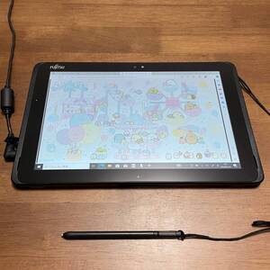 お絵描きやイラスト描くのにおすすめ！富士通製タブレットワコムのタッチペン付き　