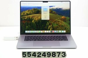 Apple MacBook Pro A2485 2021 スペースグレイ Apple M1 Pro/32GB/1TB(SSD)/16.2W/(3456x2234)/macOS Sonoma 【554249873】