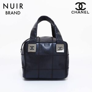 シャネル CHANEL ハンドバッグ 8番台 チョコバー ブラック