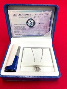 新品 未使用 Crossfor クロスフォー SILVER925 ジルコニア ネックレス アクセサリー ペンダント 外箱、ギャラ、取説等付き