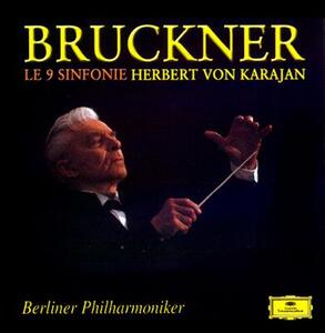 ブルックナー 交響曲 全集 第1 2 3 4 5 6 7 8 9番 カラヤン ベルリン・フィル 9CD 伊 グラモフォン DG Bruckner Karajan Comp Symphony