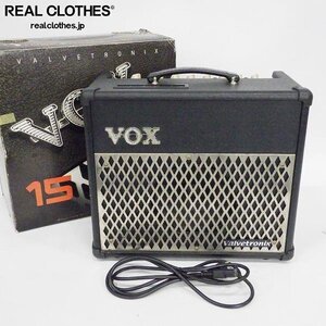 ★【難有り】VOX/ヴォックス VT15 Valvetronix エフェクト搭載 ギターアンプ コンボアンプ 同梱×/D4X