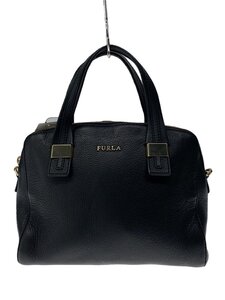 FURLA◆ショルダーバッグ/-/BLK/無地