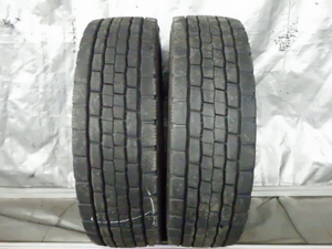 245/70R19.5 136/134J ダンロップ SP680 中古 7分山 2本セット オールシーズンタイヤ 2018年製 UT2855