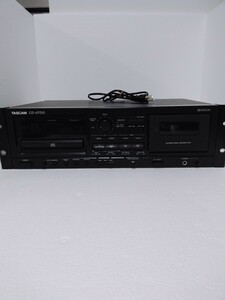 TASCAM タスカム CDプレイヤー カセットデッキCD-A700