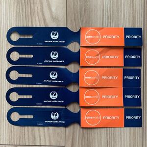 JAL 荷物 Priority Tag 5枚セット