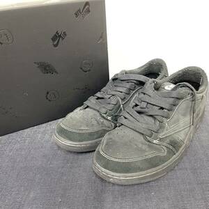 箱付き★【NIKE】ナイキ★スニーカー Travis Scott × Nike Air Jordan 1 Low OG SP エアジョーダン1 ロー DM7866-001 27.5㎝ ブラック08