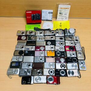 デジタルカメラ 55台　まとめ　SONY Canon OLYMPUS CASIO Nikon FUJIFILM Panasonic Finepix デジカメ　コンパクトデジタルカメラ(558996)