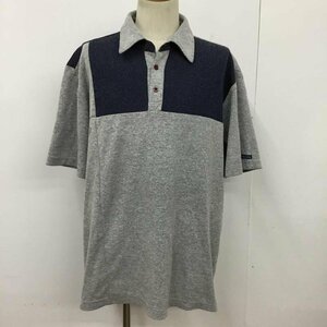 VOLCOM L ボルコム ポロシャツ 半袖 半袖カットソー 切替カットソー Polo Shirt 灰 / グレー / X 紺 / ネイビー / 10094735