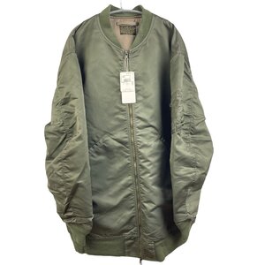 Z134■未使用タグ付き　税込79200円■STAMMBAUM/シュタンバウム■L2-B　LONG Blouson　ロングブルゾン■フリーサイズ　カーキ