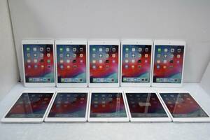 S0390(SLL) & L 10台セット Apple iPad mini2 Wi-Fiモデル 16GB シルバー ME279J/A A1489 タブレット 本体のみ...