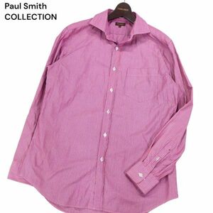 Paul Smith COLLECTION ポールスミス コレクション 通年 長袖 ストライプ シャツ Sz.L　メンズ 日本製　I4T01863_5#C