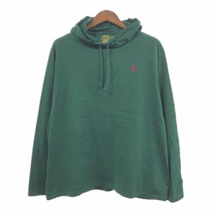 Polo by Ralph Lauren ポロ ラルフローレン ワンポイントロゴ パーカー グリーン (メンズ XL) Q2288