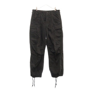 AVIREX アヴィレックス WIDE FATIGUE PANTS ワイドファティーグ カーゴパンツ ブラック 6106135